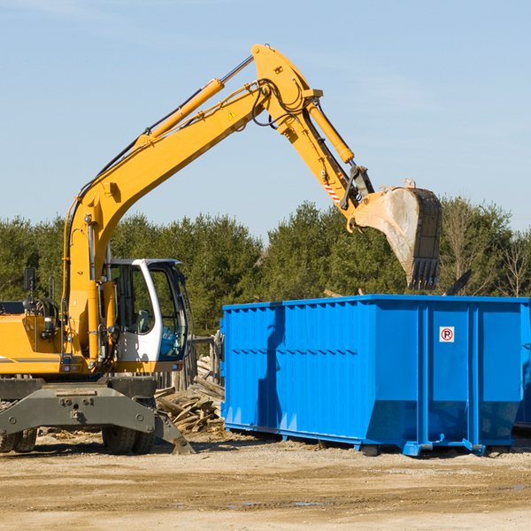 are there any restrictions on where a residential dumpster can be placed in Louisville AL